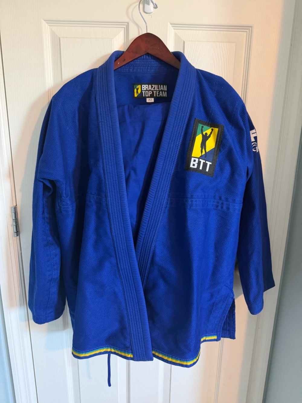 Brazilian Top Team Blue BJJ Gi Jacket with BTT Patch (worn once)